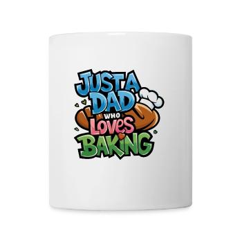 Papaist Bäcker unser Pape backt gerne - Tasse - Weiß - Vorne