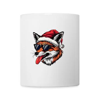 Fuchs Weihnachten Lustig - Tasse - Weiß - Vorne