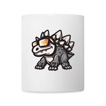 Dinosaur stegosaurus Cool Comic - Mug - white - Front