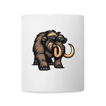 Mammut Bande dessinée cool - Mug blanc - blanc - Devant