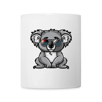 Koala Cool Comic - Tasse - Weiß - Vorne