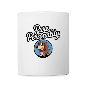 Dachshund is pure personality Dachshund portrait - Mug - white - Front