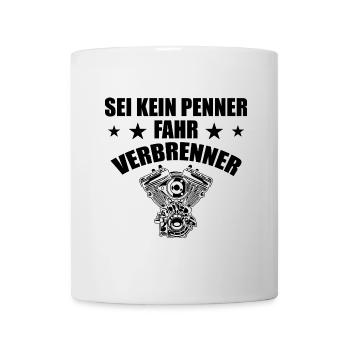 Combustion Engine Car Saying - Mug - white - Front