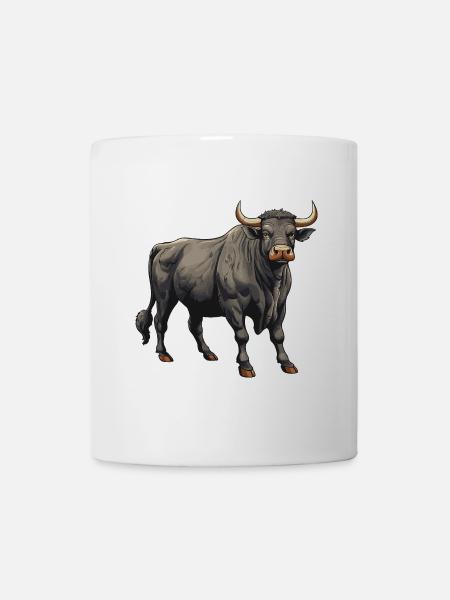 Animal taureau - Mug blanc - blanc