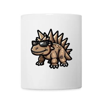 Dinosaurier stegosaurus Cool Tier - Tasse - Weiß - Vorne