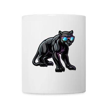 Panthère Cool Animal - Mug blanc - blanc - Devant