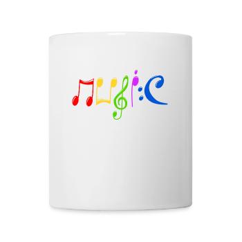 Music - Tasse - Weiß - Vorne