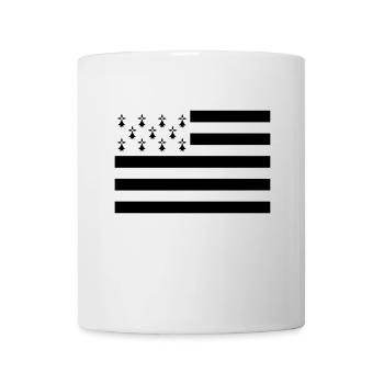 Drapeau Bretagne - Mug blanc - blanc - Devant