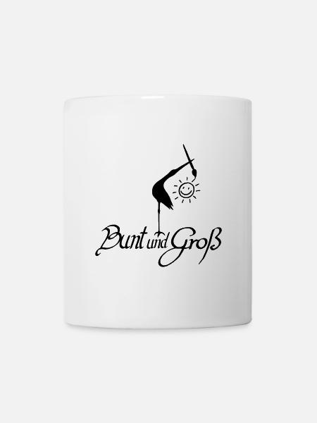 Logo BuntUndGroß - Tasse - Weiß