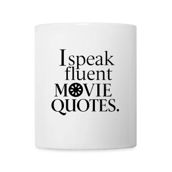 Amateur de cinéma Silhouette Dire Série Junkie - Mug blanc - blanc - Devant