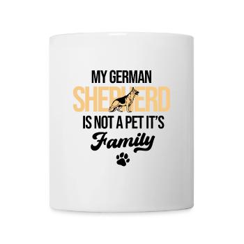 My German Shepherd Is Not A Pet It's Family Dog Lo - Mug - white - Front