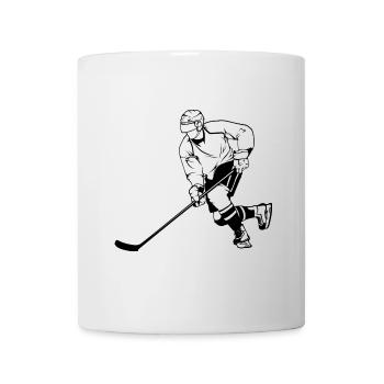 Hockey sur glace - Mug blanc - blanc - Devant