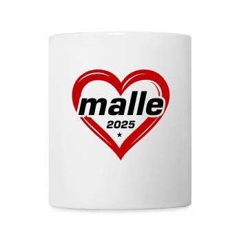 Malle 2025 Herz Liebe - Tasse - Weiß - Vorne