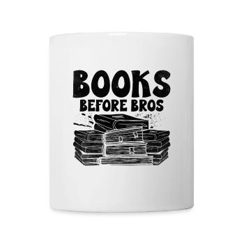 Books Before Bros Sayings For Introverts - Mug - white - Front