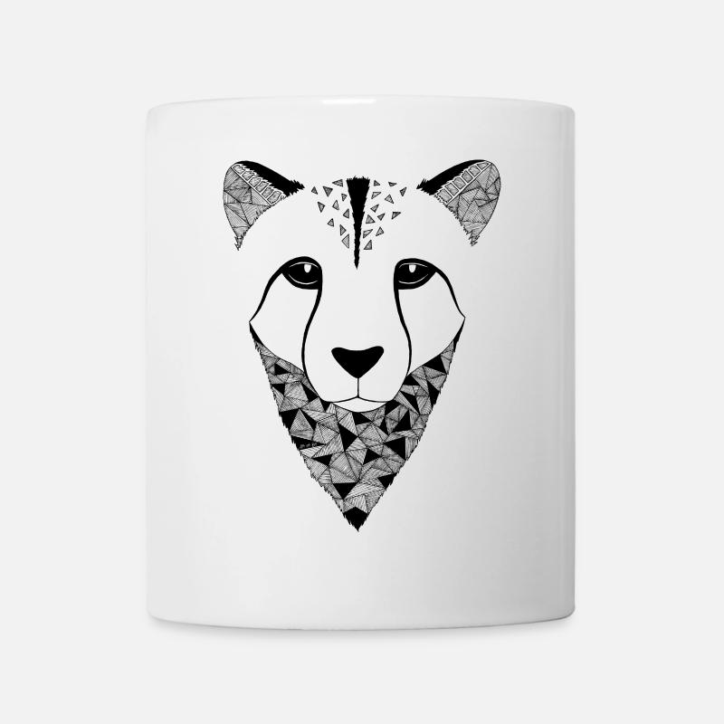 Guépard design - Mug blanc - blanc