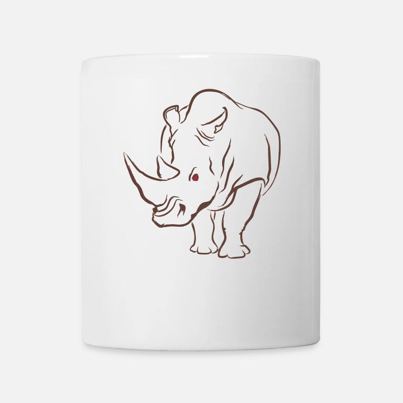 RHINO - Tasse - Weiß