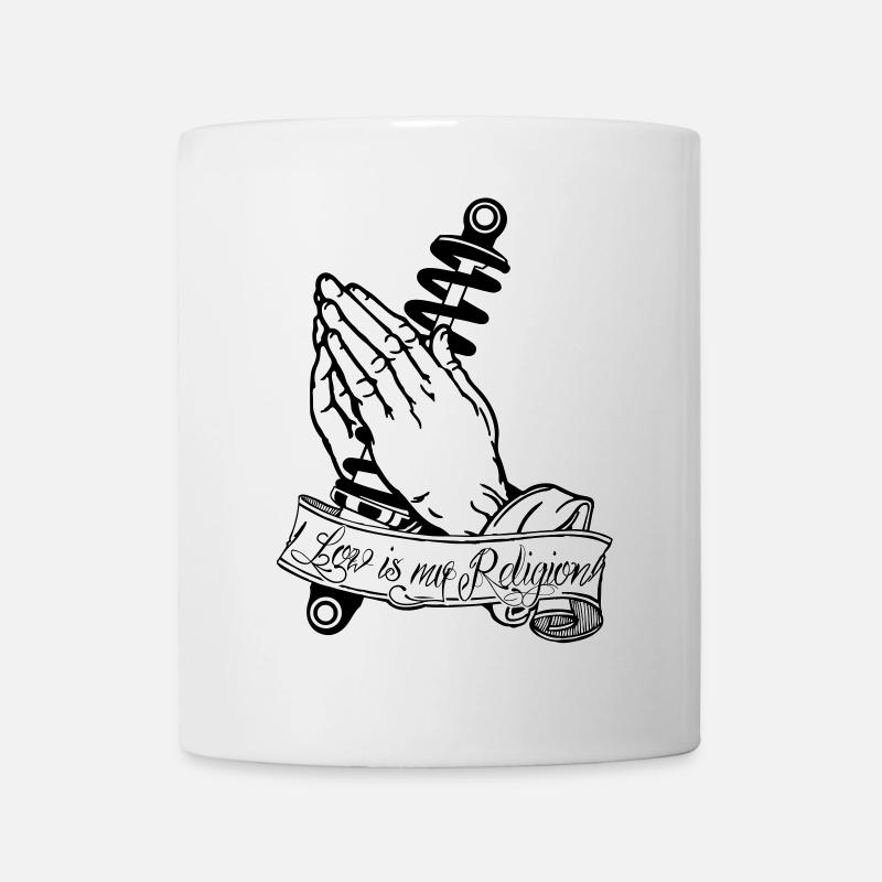 Praying Hands coilovers - Tasse - Weiß