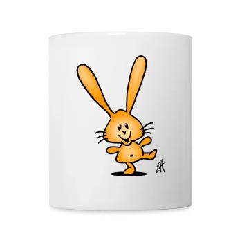 Kaninchen - Tasse - Weiß - Vorne