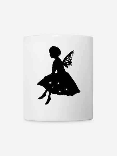 la petite fée avec des ailes - Mug blanc - blanc