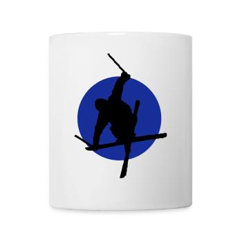Ski Freestyler Symbol - Tasse - Weiß - Vorne