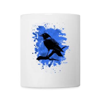 Crow bleached blue - Tasse - Weiß - Vorne