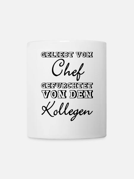 Geliebt vom Chef Geschenk - Tasse - Weiß