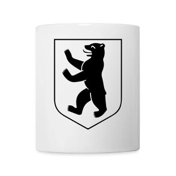 Berliner Bär - Berliner Wappen - Tasse - Weiß - Vorne