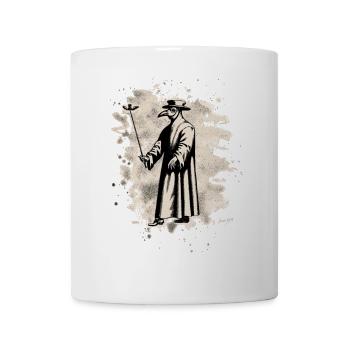 Dr. Schnabel – Pestarzt - bleached white - Tasse - Weiß - Vorne