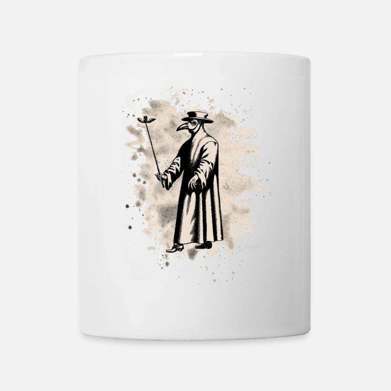 Dr. Schnabel – Pestarzt - bleached white - Tasse - Weiß