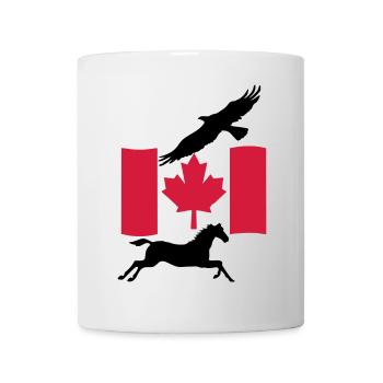 Liberté au Canada Don du Canada - Mug blanc - blanc - Devant