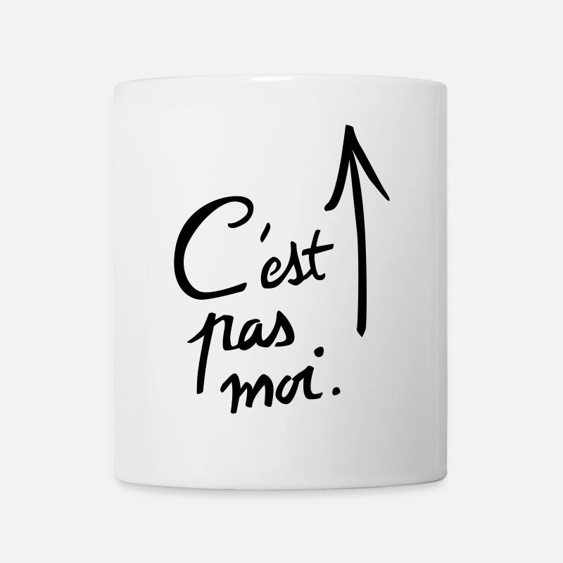 c'est pas moi. - Mug blanc - blanc
