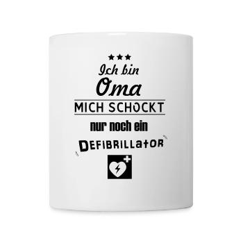 coole Oma - Tasse - Weiß - Vorne