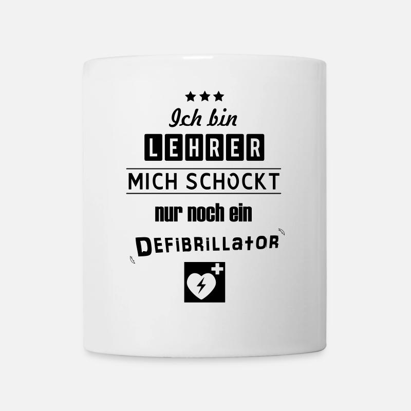 Lustiger Lehrer - Tasse - Weiß