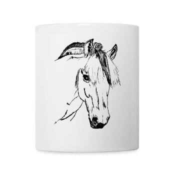 Edles Fjordpferd, Norweger Reiten Reitsport Pony - Tasse - Weiß - Vorne