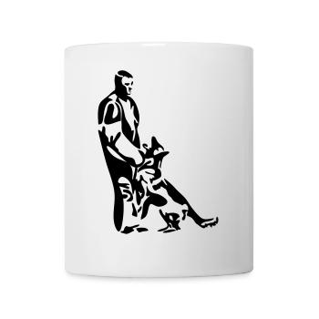 Schutzdiensthelfer Hundesport Wilsigns Hunde Hund - Tasse - Weiß - Vorne