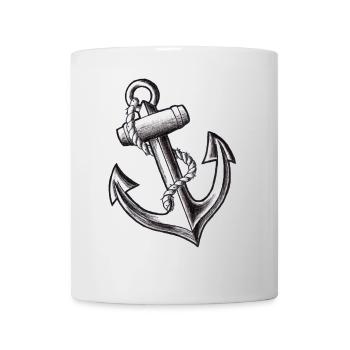 Anchor Tattoo Flash - Mug blanc - blanc - Devant