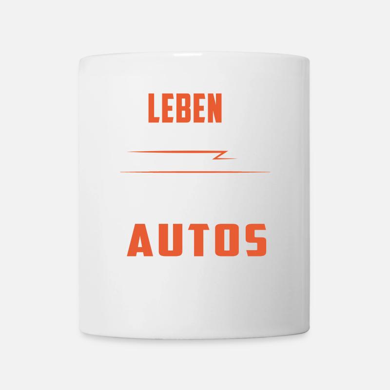 Keine langweiligen Autos - Tasse - Weiß