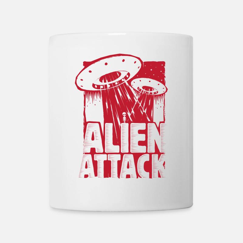 Alien Attack - Mug - white