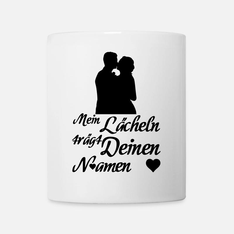 Liebe, Geschenk, Paar, verliebt, Ehe, Hochzeit - Tasse - Weiß