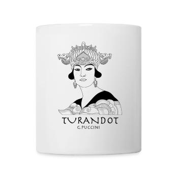 Turandot T-shirt - Mug - white - Front