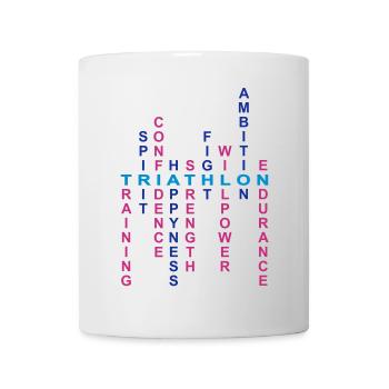 Triathlon - Tasse - Weiß - Vorne