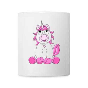 Einhorn pink - Tasse - Weiß - Vorne