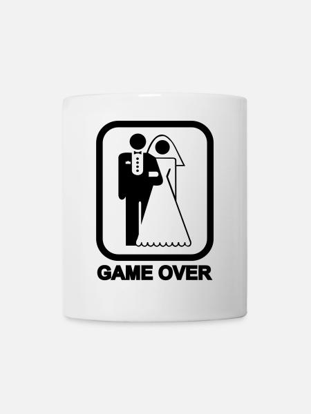 Game Over - Tasse - Weiß