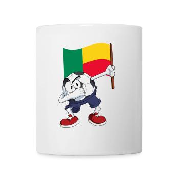 Benin Dabbing football - Mug - white - Front