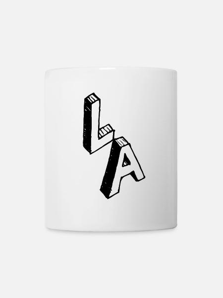 LOS ANGELES - Mug blanc - blanc