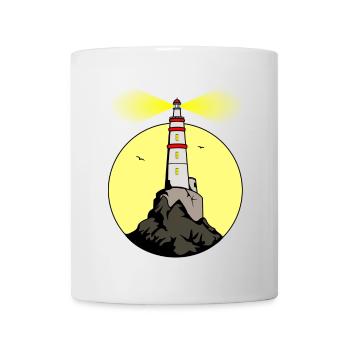 Phare - Mug blanc - blanc - Devant