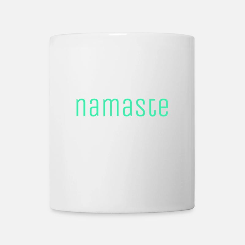 namaste/ Mode - Mug blanc - blanc