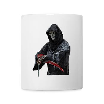 Skull, Satan, Black Metal, Devil, Ferryman, - Mug - white - Front