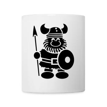 Funny little viking warrior - Mug - white - Front