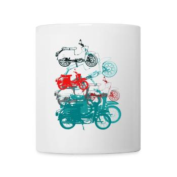 viele Schwalben - Tasse - Weiß - Vorne